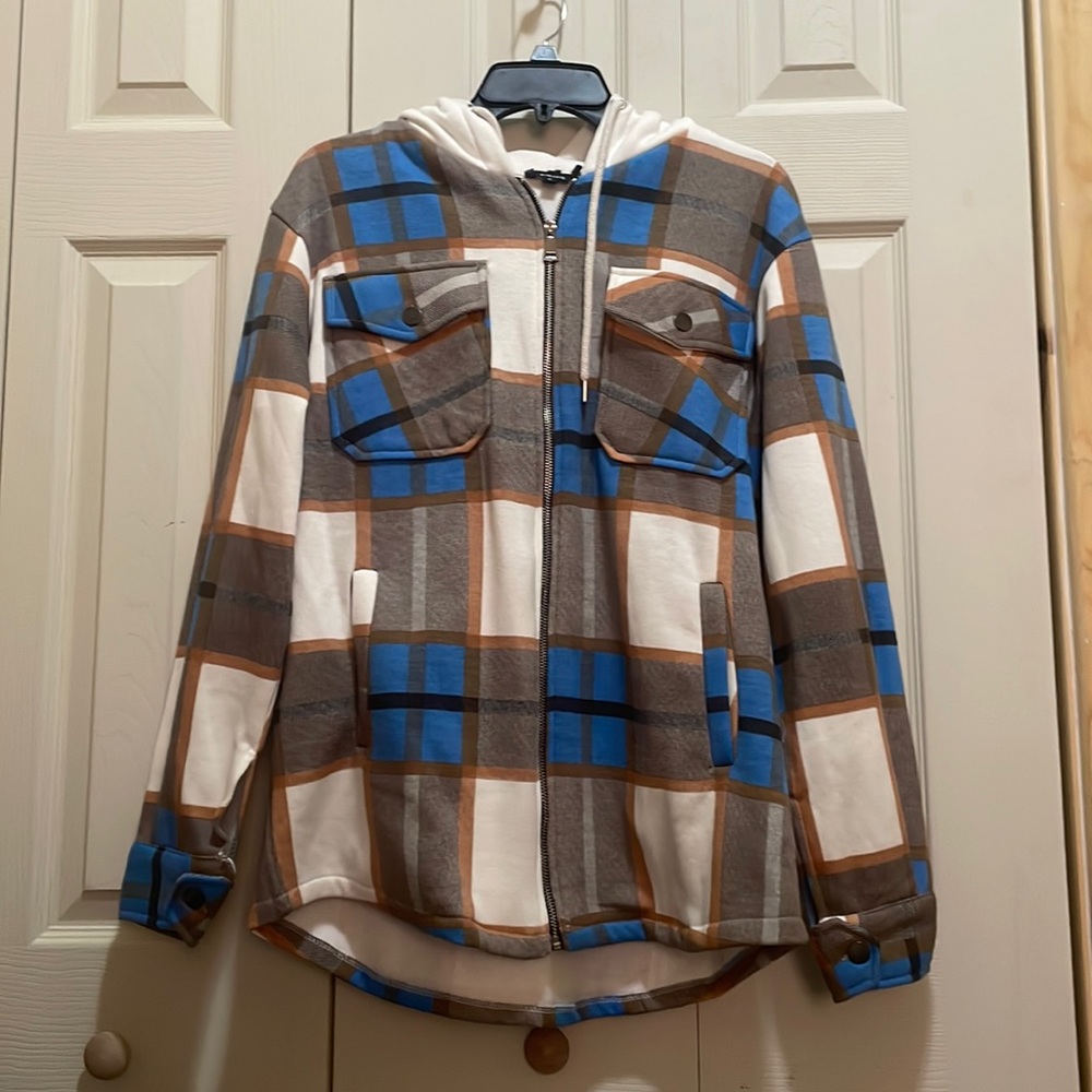 NWT plaid winter shirt jacket